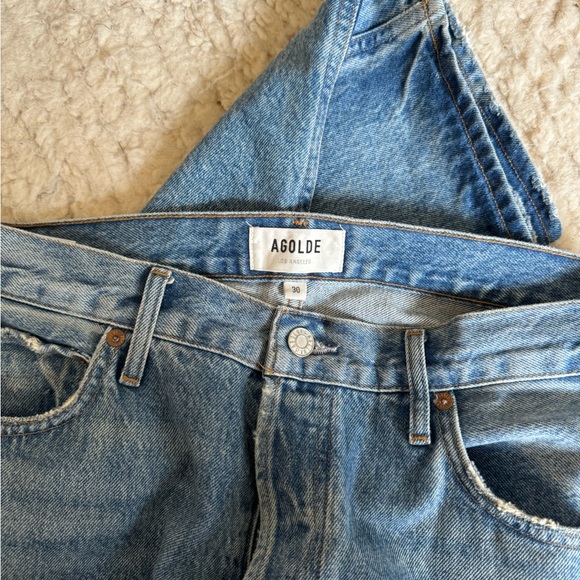 AGOLDE 90S PINCH WAIST STRAIGHT-LEG JEANS - Picture 2 of 3